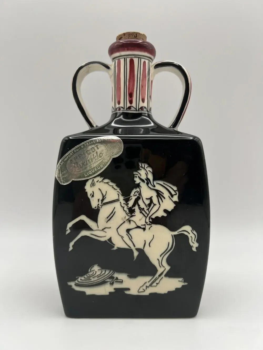 Hulse Import Apricot Luxardo Liqueur Liquor Bottle EMPTY Melee Combat Italy